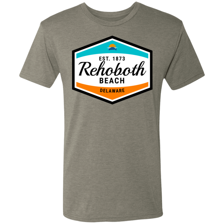 Rehoboth Beach Badge Tri-Blend Tee