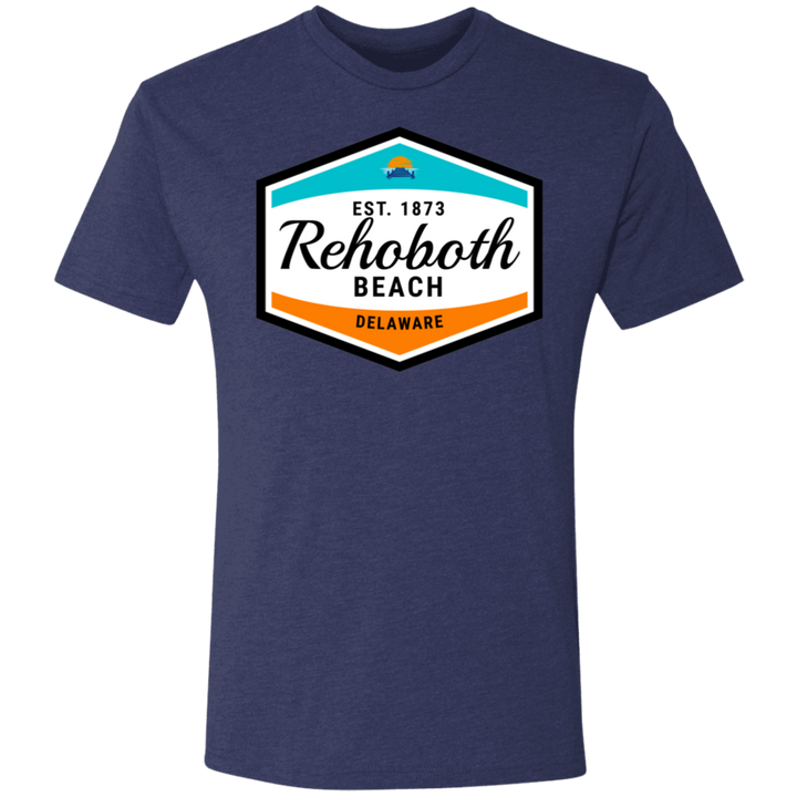 Rehoboth Beach Badge Tri-Blend Tee