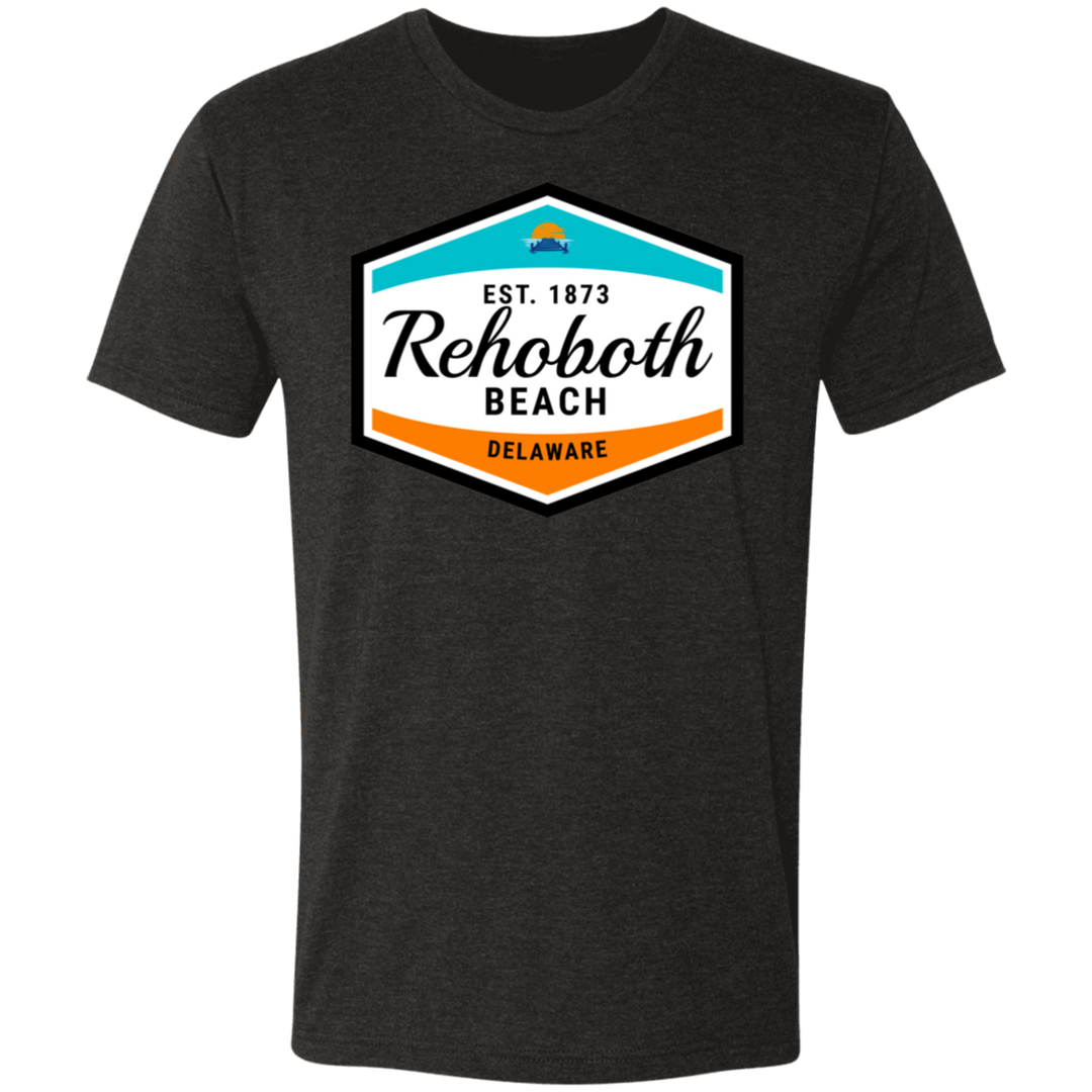 Rehoboth Beach Badge Tri-Blend Tee