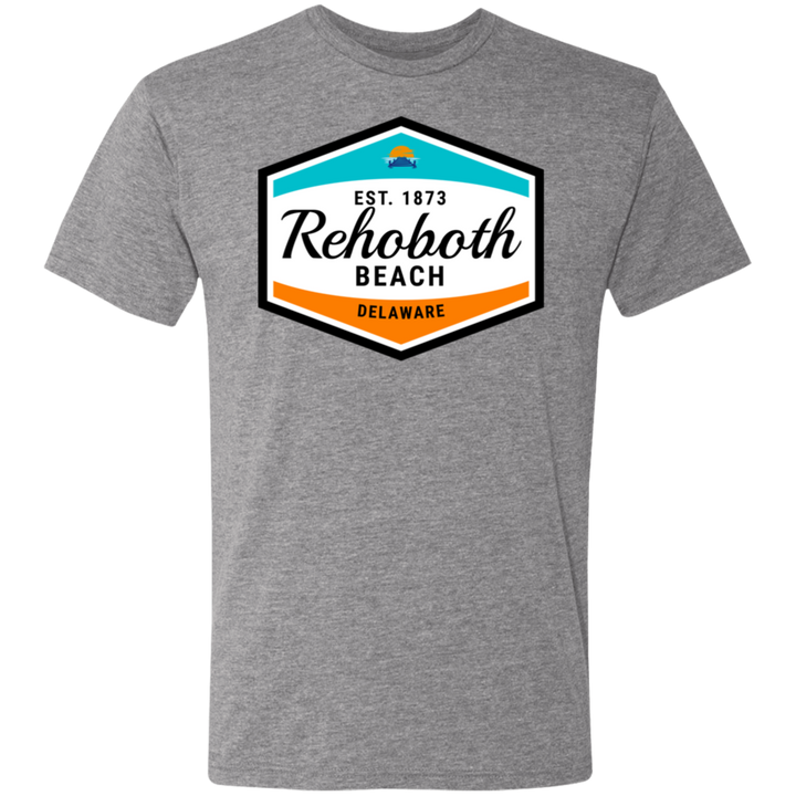 Rehoboth Beach Badge Tri-Blend Tee