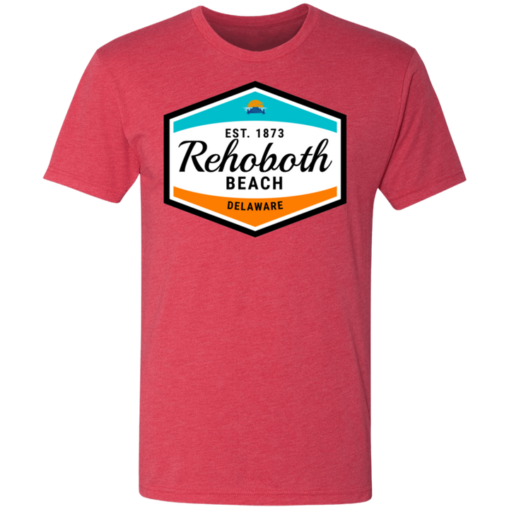 Rehoboth Beach Badge Tri-Blend Tee